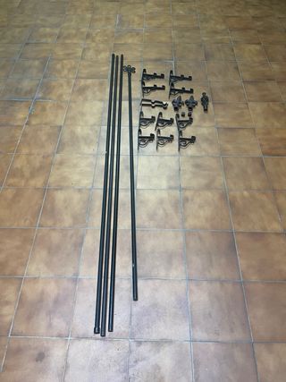 Barras y soportes cortina