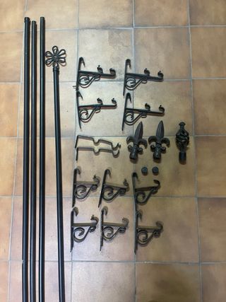 Barras y soportes cortina