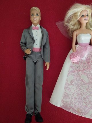 Conjunto Barbie boda