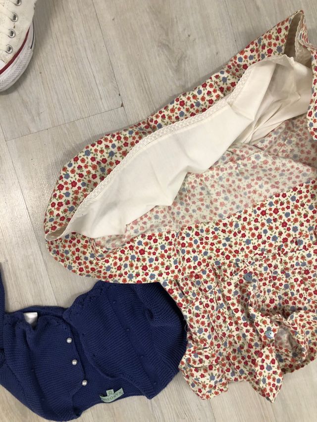 lconjunto vestido y rebequita