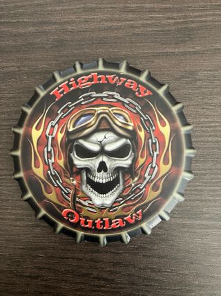 quadretto sottobicchiere harley bikers