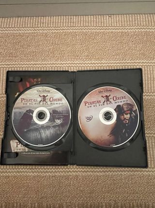 Trilogía piratas del Caribe DVD