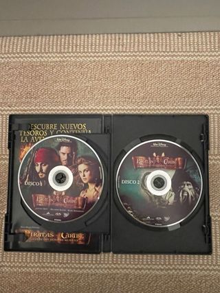 Trilogía piratas del Caribe DVD