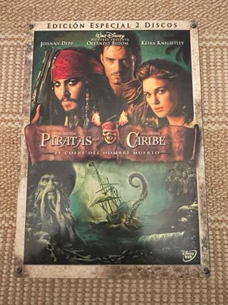Trilogía piratas del Caribe DVD