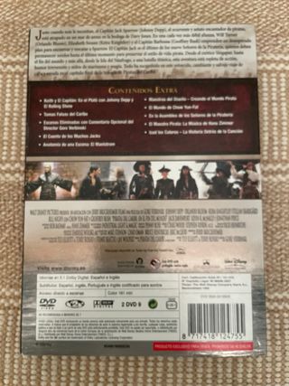Trilogía piratas del Caribe DVD