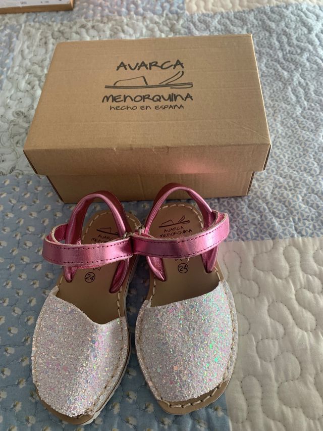 Sandalias niña piel talla 23