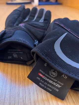 Guantes moto mujer