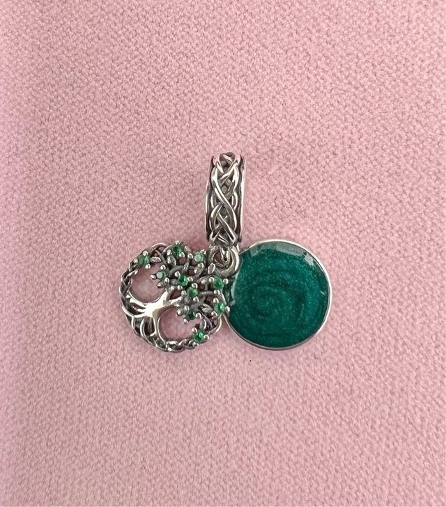 Charm Árbol de la vida verde