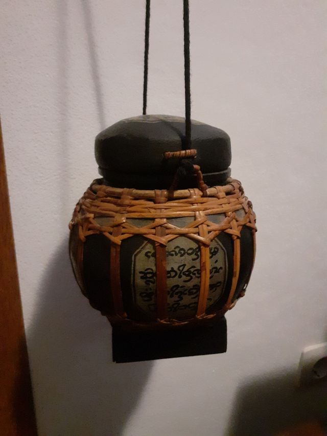 Cesto de arroz thailandés