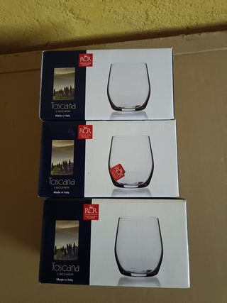 Bicchieri vetro