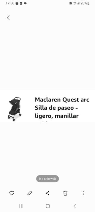 Silla paseo Mclaren