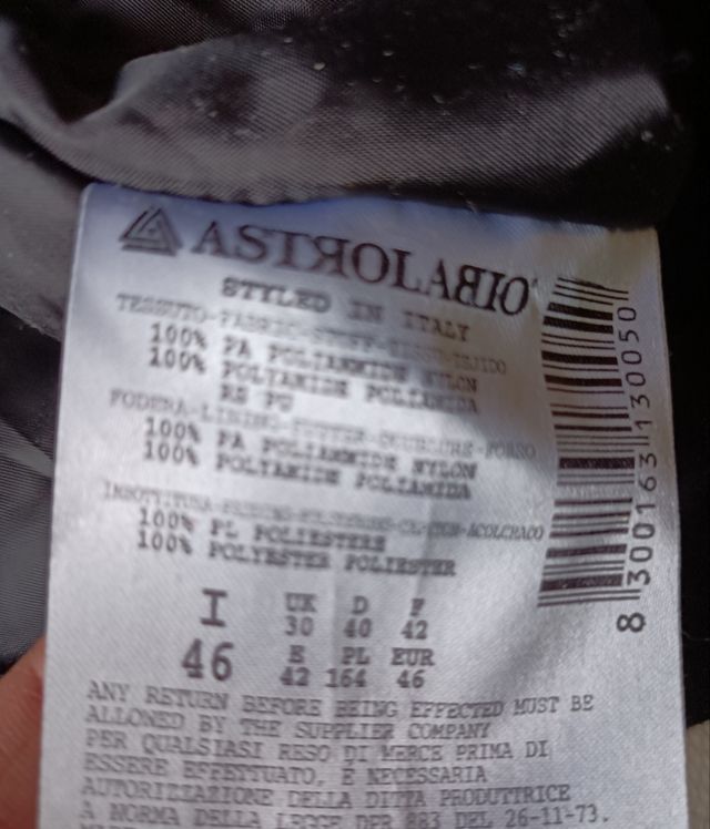 Pantaloni da sci taglia 46