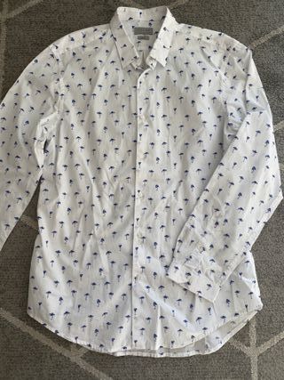 CAMISA FLAMENCOS SLIM FIT TALLA XL