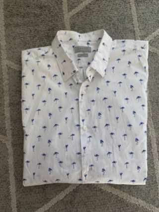 CAMISA FLAMENCOS SLIM FIT TALLA XL
