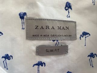 CAMISA FLAMENCOS SLIM FIT TALLA XL