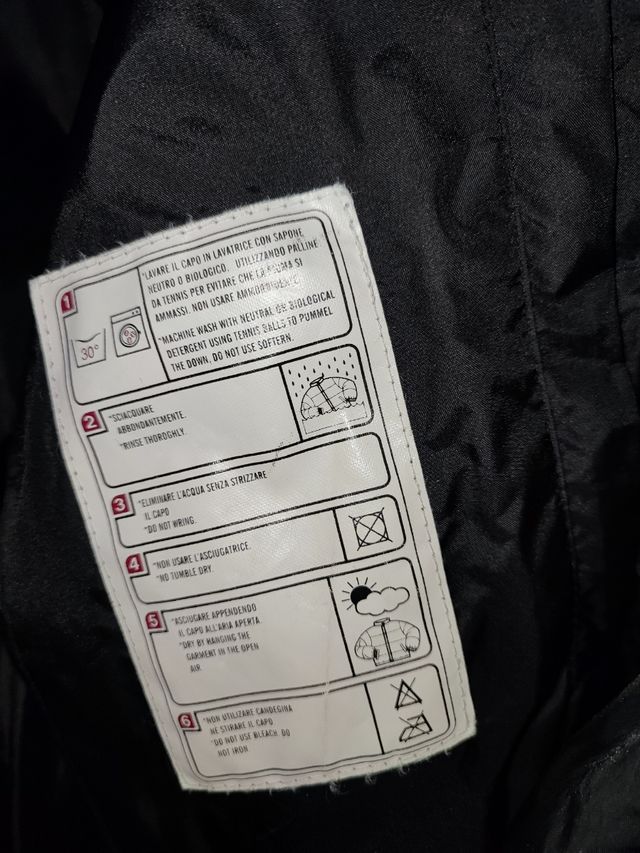 Giubbotto in piuma d'oca