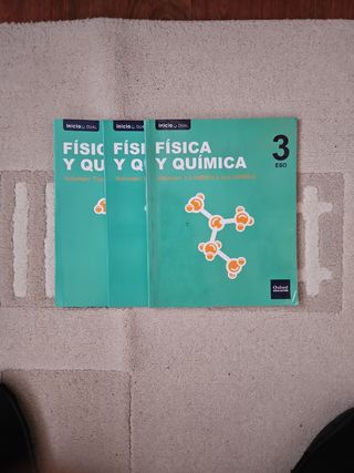 Libros física y química 3ESO Oxford