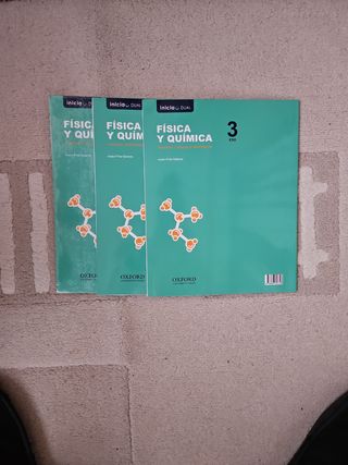 Libros física y química 3ESO Oxford