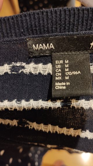Jersey Premamá H&M MAMA Talla M