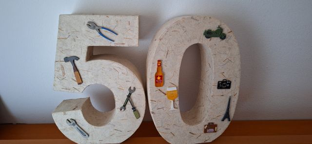 Numeros hechos a mano