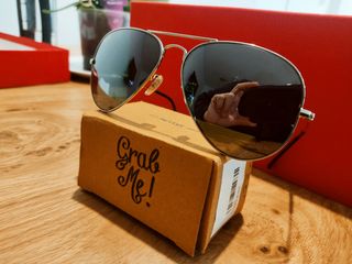 Gafas Ray-Ban aviator efecto espejo