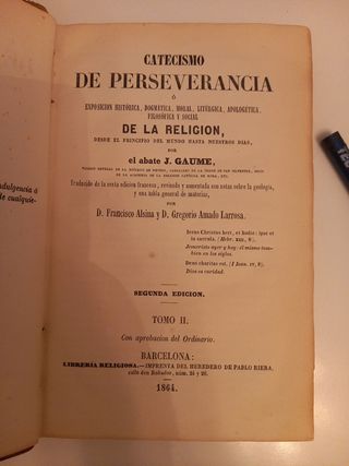 Catecismo de perseverancia