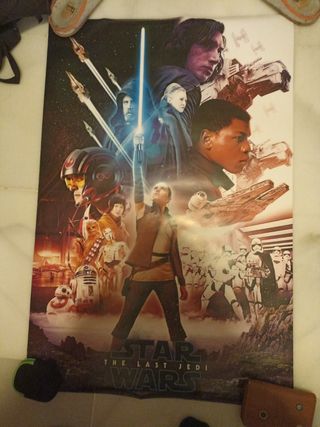 Poster Star Wars El Último Jedi