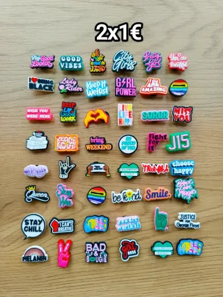 Pines Crocs 2x1€ LETREROS