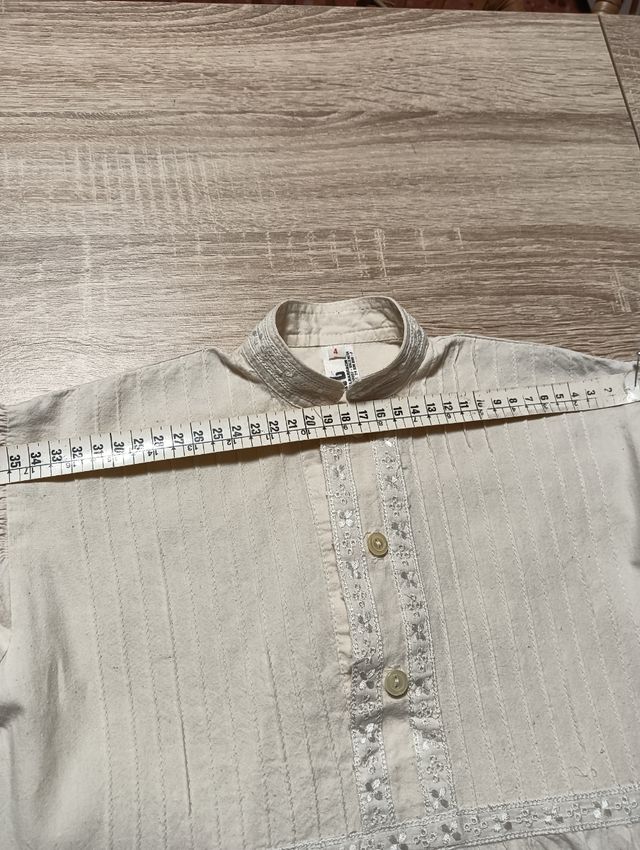 Camisa algodón de fallerito talla 4