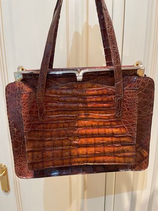 Bolso cocodrilo vintage nuevo