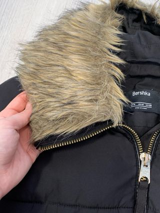 Abrigo Plumas Bershka 