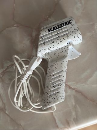 Mando Scalextric decoracion nieve