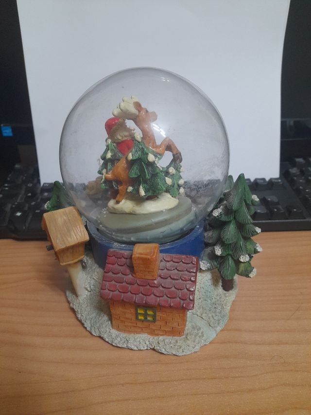 Palla di neve natalizia