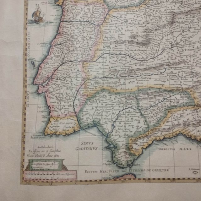 Mapa antiguo, lámina 