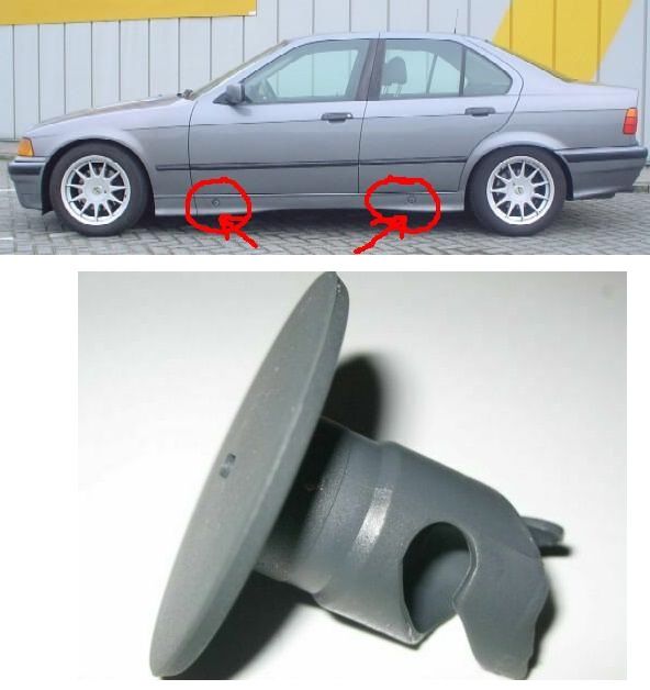 Tapa del faldón para BMW E36