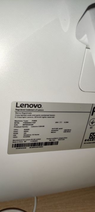 PC  LENOVO C20-00