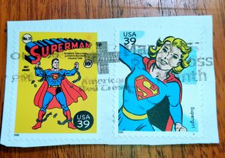 Lote sellos superhéroes USA