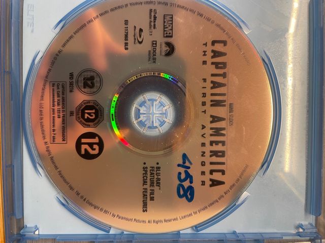Capitán América-El primer vengador-Blu-Ray