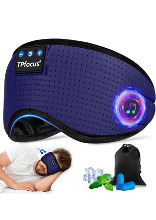 Antifaz para dormir con auriculares Blueltooth
