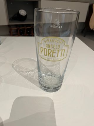 Set 6 bicchieri da Birra Birrificio Poretti 40 cl