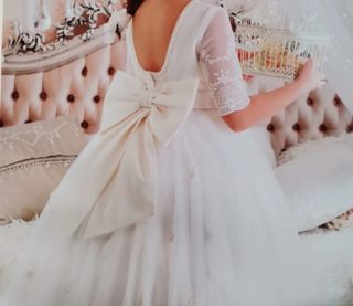 Vestido de comunión mas canca y complementos