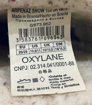 Botas nieve infantiles 28/29