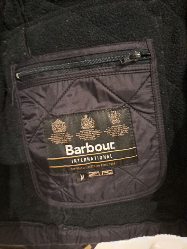 Barbour abrigo hombre