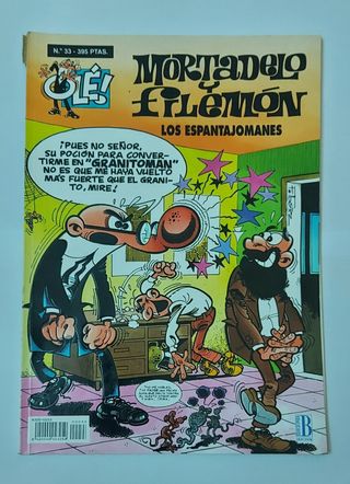 Comic Mortadelo y Filemón el espantajomanes n33