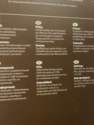 Base refrigeradora ventilador Targus portatiles 