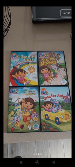 Pack de 4 DVD de Dora Exploradora