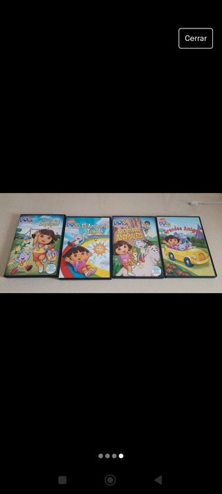 Pack de 4 DVD de Dora Exploradora
