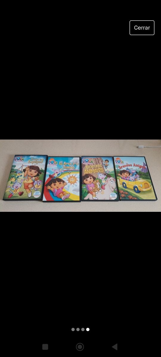 Pack de 4 DVD de Dora Exploradora