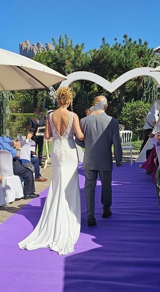 Vestido de novia. 
