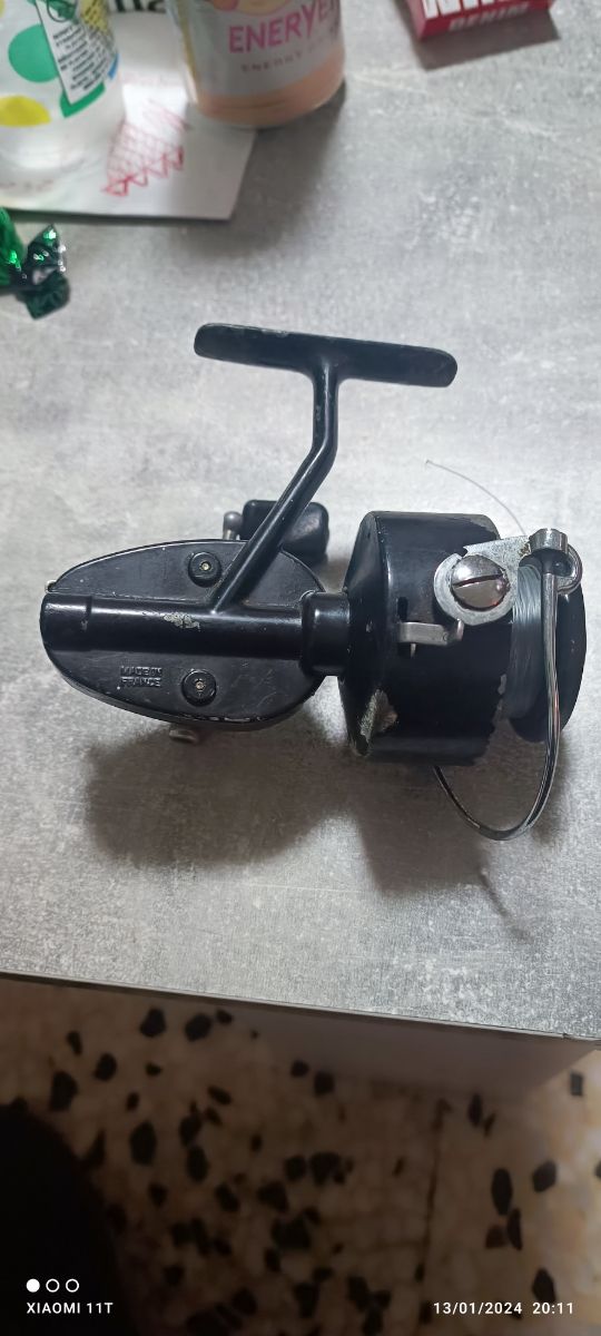 Pesca carrete pesca antiguo Mitchell 350
